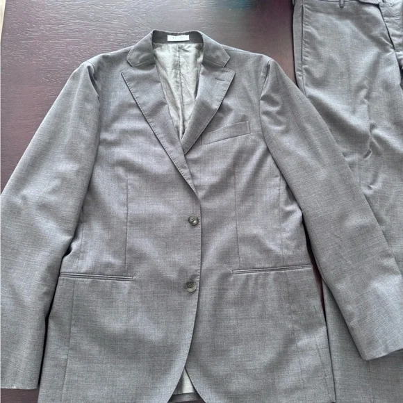 Boglioli Brown-Gray Mens Jacket with Subtle Texture
